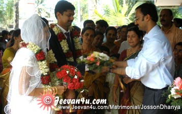 Josson Dhanya Wedding Photos